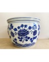 MACETA EXTRA GRANDE AZUL/BLANCO MOD: DYNASTY