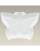 PLATO EN FORMA DE MARIPOSA EN PORCELANA BLANCA