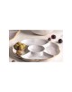 PLATO SECCIONAL BLANCO CON FILO DORADO