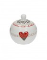 AZUCARERO CIRCULAR PORCELANA MOD: HAPPY DAY