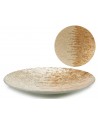 CENTRO DE MESA REDONDO NACAR PLATA 45CM