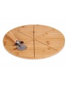 TABLA PIZZA BAMBÚ C/CORTADOR 35CM