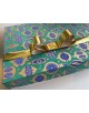 CAJA RECTANGULAR COLGANTES NAVIDEÑOS VERDE HINDU