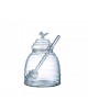 FRASCO PARA MIEL EN BOROSILICATO CON TAPA CON CUCHARA
