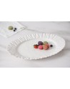 PLATO GRANDE OVALADO BLANCO MOD. : MASCALI