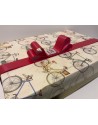 CAJA PAPEL ITALIANO BICICLETAS 25CM X 25CM + 8CM