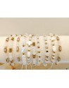PULSERAS AJUSTABLES MIX BLANCO