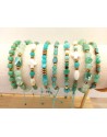 PULSERAS AJUSTABLES MIX TURQUESA