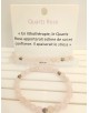 PULSERA EN CUARZO ROSADO