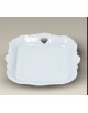 PLATO CALADO Y RELIEVE EN PORCELANA