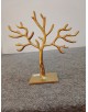 ARBOL PARA COLGAR JOYAS EN METAL DORADO