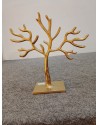 ARBOL PARA COLGAR JOYAS EN METAL DORADO