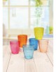 VASOS X6 COLORES SURTIDOS EN ACRILICO