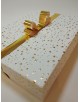 CAJA PAPEL ESTRELLAS DORADAS  29 X 39 + 9CM
