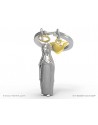 LLAVERO METAL CROMADO MOD: VIRGEN MARIA