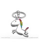 LLAVERO EN METAL CROMADO MOD: UNICORNIO