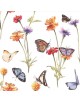 SERVILLETAS DE COMIDA MOD: JARDIN DE MARIPOSA BLANCO