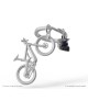 LLAVERO EN METAL MOD: BICICLETA Y CASCO