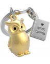 LLAVERO EN METAL MOD: BUHO C/LIBRO