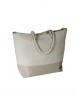 BOLSO RAYAS BLANCAS G