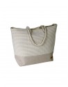 BOLSO RAYAS BLANCAS G