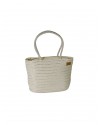 BOLSO HILO METALIZADO NATURAL