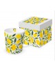 TAZA EN CAJA DECORATIVA MOD: CITRONELLA