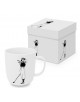 TAZA EN CAJA DECORATIVA MOD: TALLER DE GOLF