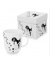 TAZA EN CAJA DE REGALO MOD: TALLER DE PERROS