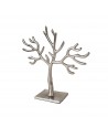 PORTA JOYAS EN METAL PLATEADO MOD: ARBOL