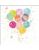 SERVILLETA DE COMIDA MOD: GLOBOS