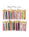 SERVILLETA DE COMIDA MOD: VELAS FELICES