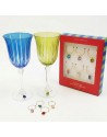 MARCADOR DE COPAS X6 GEMAS COLORES SURT.